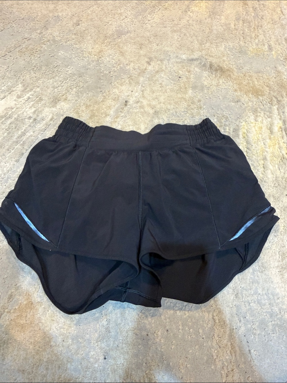 lululemon athletica Black Athletic Running Shorts